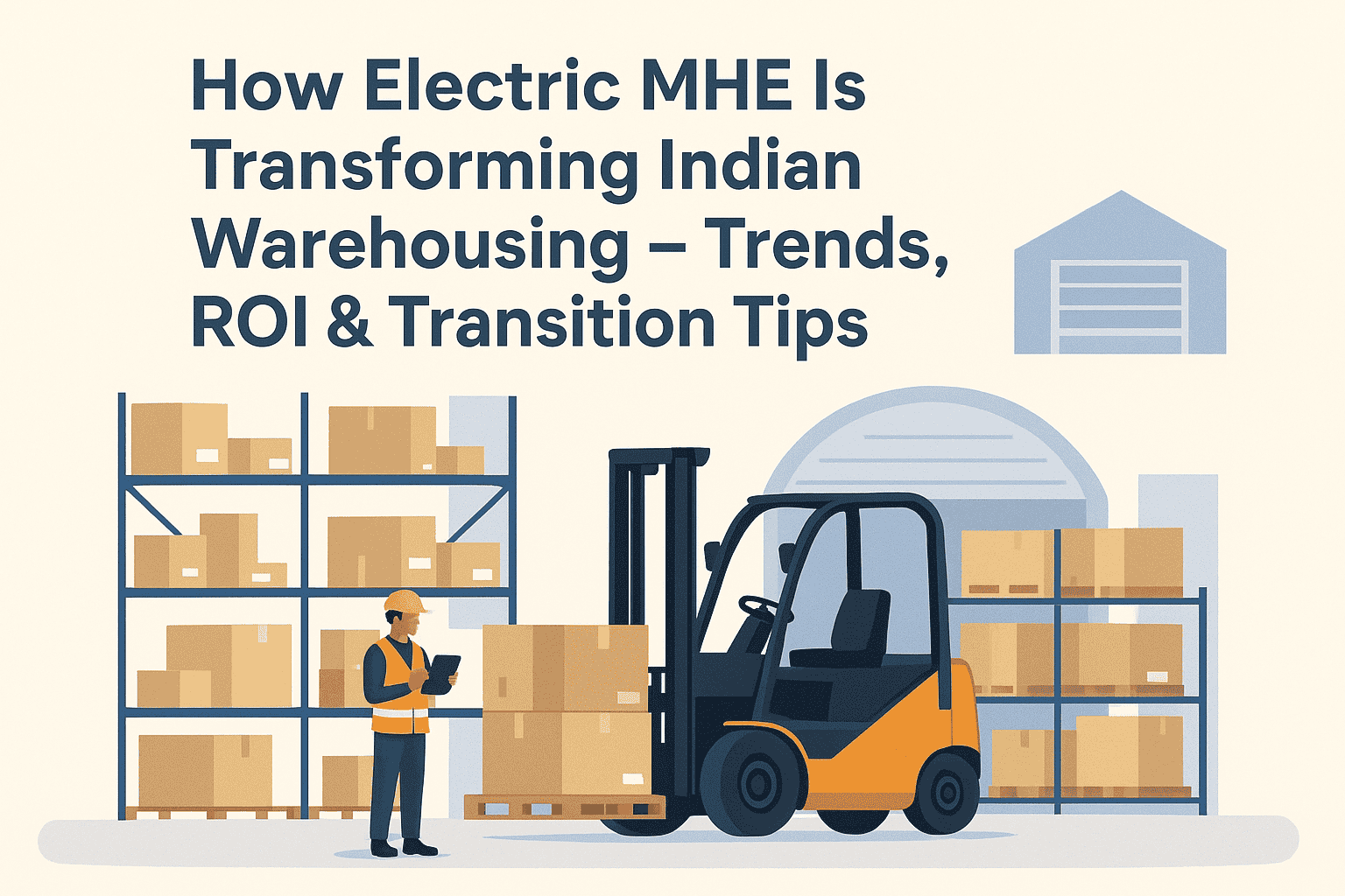 How Electric MHE Is Transforming Indian Warehousing – Trends, ROI & Transition Tips